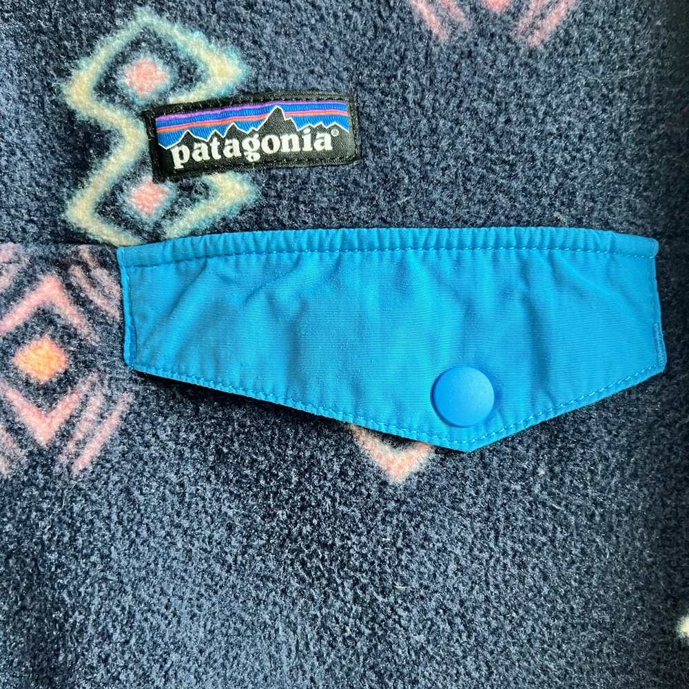 Patagonia Women’s Synchilla Snap-T Fleece Pullover, Space Spirits Pattern, Sz-XL - Picture 5 of 10